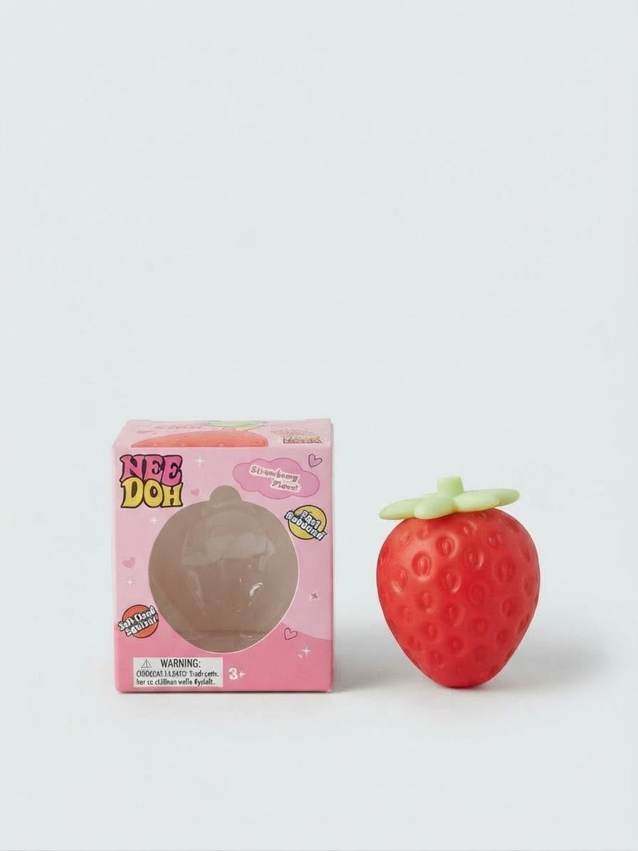 Pink Strawberry Squishy